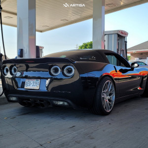 1 2008 Corvette Chevrolet Base Bc Racing Coilovers Artisa Artformed Elder Silver