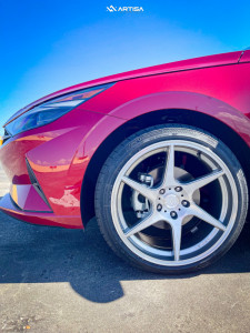 1 2021 Elantra Hyundai Sel Stock Air Suspension Artisa Artformed Titan Silver