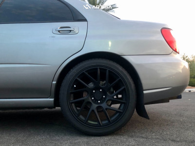 1 2007 Impreza Subaru 25i Stock Air Suspension Artisa Artformed Elder Black