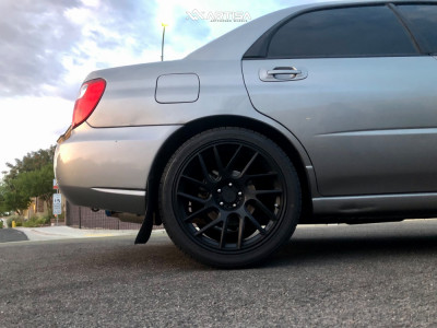 1 2007 Impreza Subaru 25i Stock Air Suspension Artisa Artformed Elder Black