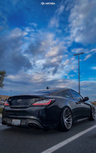 1 2015 Genesis Coupe Hyundai 38 Custom Air Suspension Artisa Artformed Elder Silver