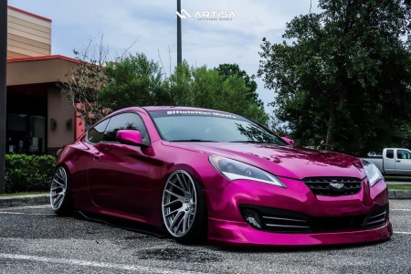 1 2011 Genesis Coupe Hyundai 20t Premium Air Lift Performance Air Suspension Artisa Artformed Elder Silver