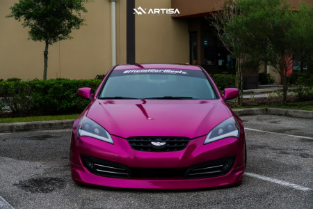 1 2011 Genesis Coupe Hyundai 20t Premium Air Lift Performance Air Suspension Artisa Artformed Elder Silver