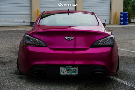 1 2011 Genesis Coupe Hyundai 20t Premium Air Lift Performance Air Suspension Artisa Artformed Elder Silver