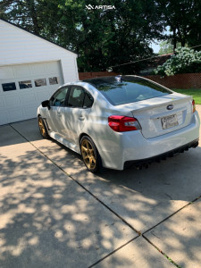 1 2016 Wrx Subaru Base Raceland Coilovers Artisa Artformed Titan Gold