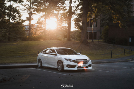 1 2017 Civic Honda Ex T Function And Form Coilovers Artisa Artformed Elder Titanium