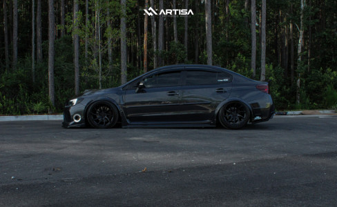 1 2016 Wrx Subaru Premium Airtekk Air Suspension Artisa Artformed Night Black
