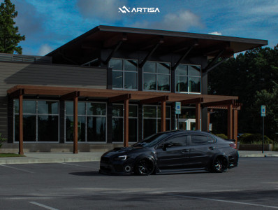 1 2016 Wrx Subaru Premium Airtekk Air Suspension Artisa Artformed Night Black