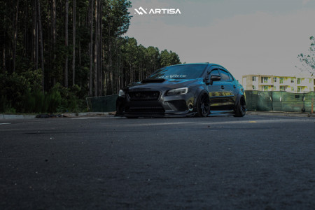 1 2016 Wrx Subaru Premium Airtekk Air Suspension Artisa Artformed Night Black