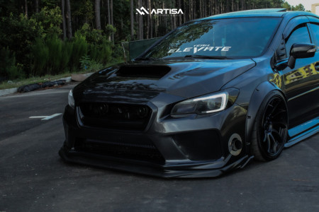 1 2016 Wrx Subaru Premium Airtekk Air Suspension Artisa Artformed Night Black