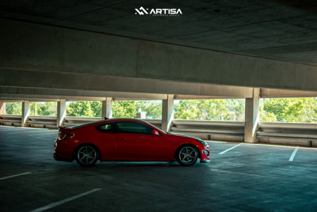 1 2013 Genesis Coupe Hyundai 38 R Spec Tein Lowering Springs Artisa Artformed Titan Polished