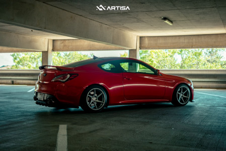 1 2013 Genesis Coupe Hyundai 38 R Spec Tein Lowering Springs Artisa Artformed Titan Polished