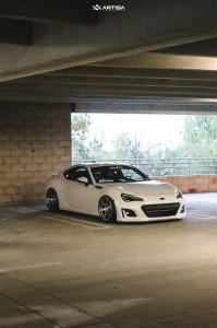 1 2015 Brz Subaru Limited Air Lift Performance Air Suspension Artisa Artformed Titan Silver