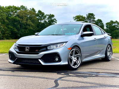 1 2018 Civic Honda Si Eibach Lowering Springs Artisa Artformed Carrier Silver