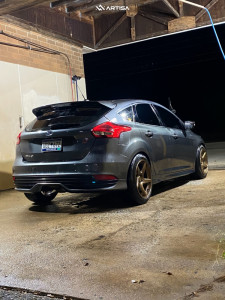 1 2017 Focus Ford St Stock Air Suspension Artisa Artformed Kinetic Bronze