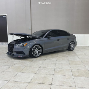 1 2015 A3 Quattro Audi Premium Plus Bc Racing Coilovers Artisa Artformed Elder Silver