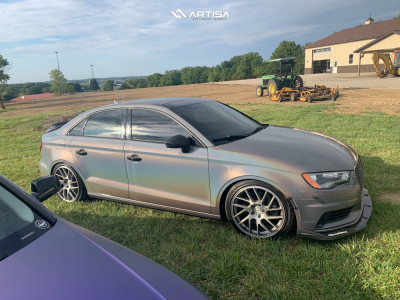 1 2015 A3 Quattro Audi Premium Plus Bc Racing Coilovers Artisa Artformed Elder Silver