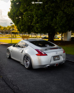 1 2016 370z Nissan Sport Air Lift Performance Air Suspension Artisa Artformed Elder Silver