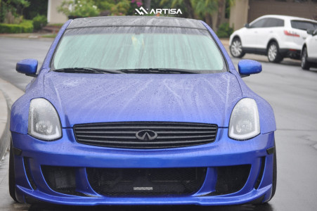 1 2004 G35 Infiniti Rwd 2dr Coupe W Leather 35l 6cyl 5a Megan Racing Coilovers Artisa Artformed Elder Black