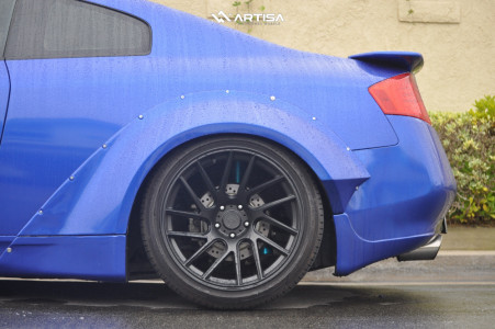 1 2004 G35 Infiniti Rwd 2dr Coupe W Leather 35l 6cyl 5a Megan Racing Coilovers Artisa Artformed Elder Black