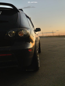 1 2008 Mazdaspeed3 Mazda Base Bc Racing Coilovers Artisa Artformed Elder Machined