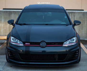 1 2017 Gti Volkswagen Se Emmanueledesign Lowering Springs Artisa Artformed Elder Silver