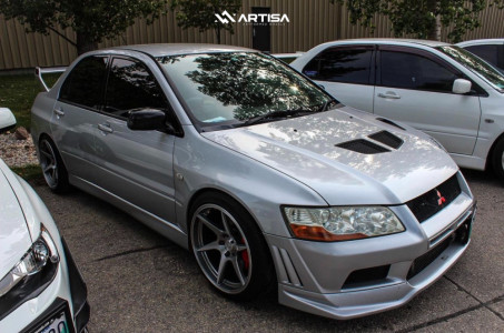 1 2001 Lancer Mitsubishi Base Tein Coilovers Artisa Artformed Titan Polished