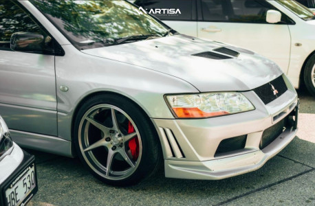 1 2001 Lancer Mitsubishi Base Tein Coilovers Artisa Artformed Titan Polished