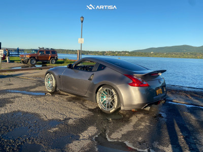 1 2010 370z Nissan Touring Hr Lowering Springs Artisa Artformed Elder Silver