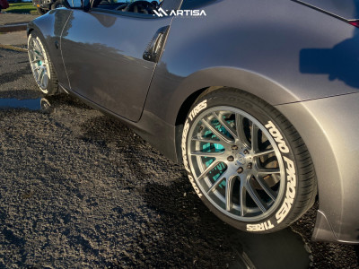 1 2010 370z Nissan Touring Hr Lowering Springs Artisa Artformed Elder Silver