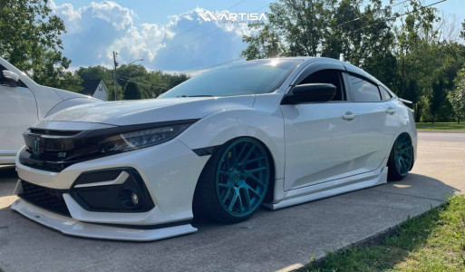 1 2020 Civic Honda Si Air Lift Performance Air Suspension Artisa Artformed Elder Custom