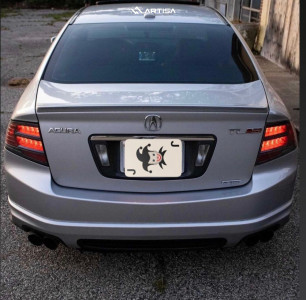 1 2008 Tl Acura Type S Tein Coilovers Artisa Artformed Carrier Silver