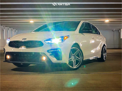 2021 Kia Forte - 18x8.5 35mm - Anovia Carrier - Stock Suspension - 225/40R18
