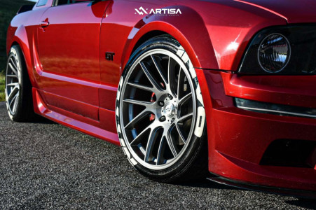1 2005 Mustang Ford Gt Other Lowering Springs Artisa Artformed Elder Brushed Apollo Silver