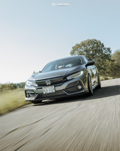 1 2018 Civic Honda Sport Touring Hr Lowering Springs Artisa Artformed Elder Brushed Apollo Silver