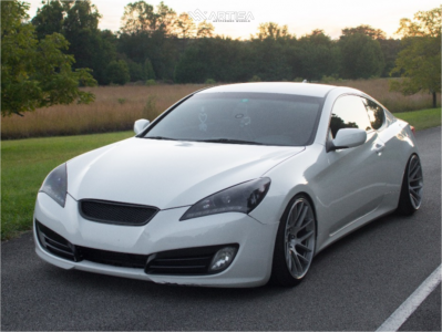 2012 Hyundai Genesis Coupe - 19x9.5 15mm - Anovia Elder - Coilovers - 235/35R19