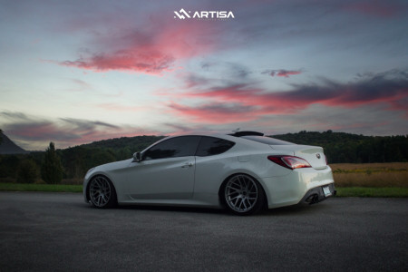1 2012 Genesis Coupe Hyundai 38 R Spec Bc Racing Coilovers Artisa Artformed Elder Brushed Apollo Silver