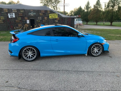 1 2019 Civic Honda Si Bc Racing Coilovers Artisa Artformed Elder Brushed Apollo Silver