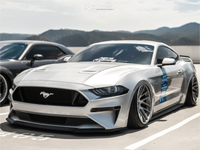 2018 Ford Mustang - 19x11 7mm - Anovia Elder - Air Suspension - 245/35R19