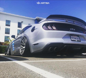 1 2018 Mustang Ford Gt Premium Air Lift Performance Air Suspension Artisa Artformed Elder Brushed Apollo Silver