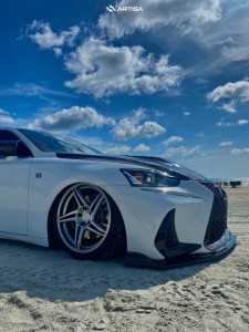 1 2017 Is200t Lexus F Sport Air Lift Performance Air Suspension Artisa Artformed Carrier Brushed Apollo Silver