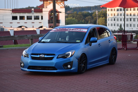 2012 Subaru Impreza Limited Wheel Offset Tucked Coilovers