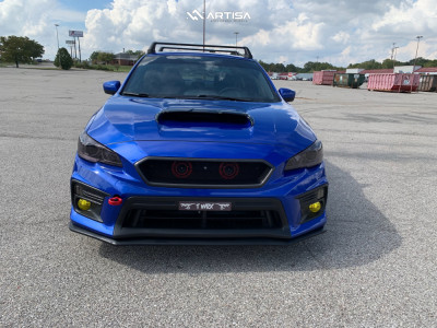 2020 Subaru WRX - 18x9.5 35mm - Anovia Night - Stock Suspension - 245/40R18