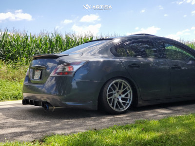 1 2009 Maxima Nissan S Bc Racing Coilovers Artisa Artformed Elder Brushed Apollo Silver