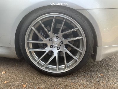 1 2008 G37 Infiniti Sport Tein Coilovers Artisa Artformed Elder Brushed Apollo Silver