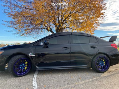1 2018 Wrx Sti Subaru Limited Stock Stock Artisa Artformed Night Picasa Blue