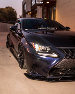 1 2017 Rc200t Lexus F Sport Air Lift Performance Air Suspension Artisa Artformed Elder Raven Black