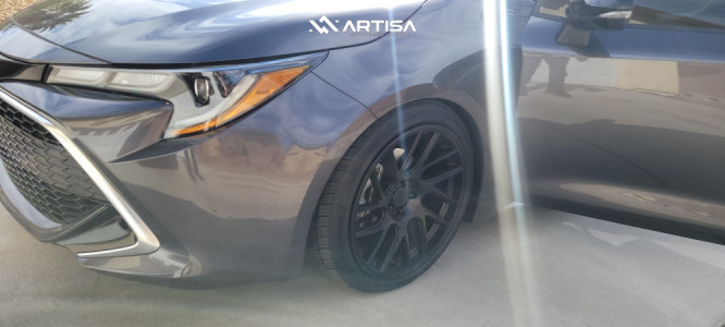 2021 Toyota Corolla - 18x9.5 35mm - Anovia Elder - Lowering Springs - 255/35R18