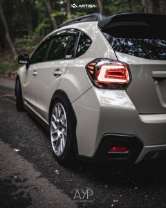 1 2013 Xv Crosstrek Subaru Premium Raceland Coilovers Artisa Artformed Elder Brushed Apollo Silver