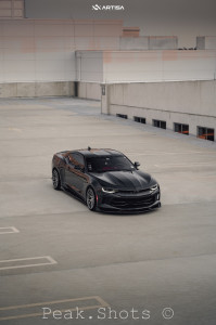 1 2017 Camaro Chevrolet Lt Eibach Lowering Springs Artisa Artformed Elder Brushed Apollo Silver